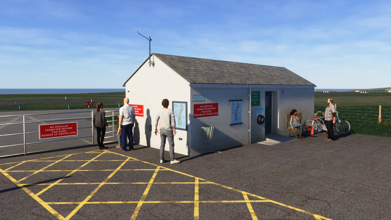 Loganair PPW Terminal – Papa Westray Airport